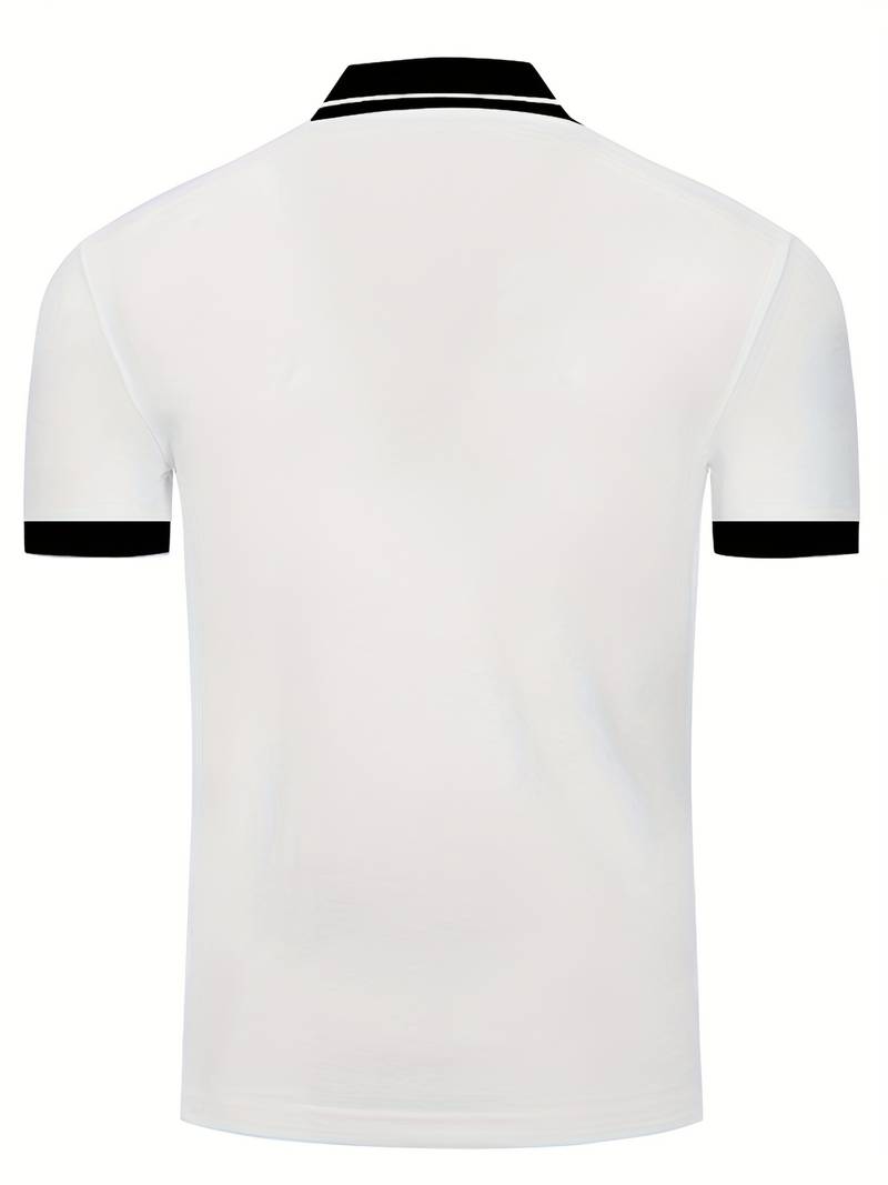 Luca – Heren Polo met Effen Kleur en Casual Look