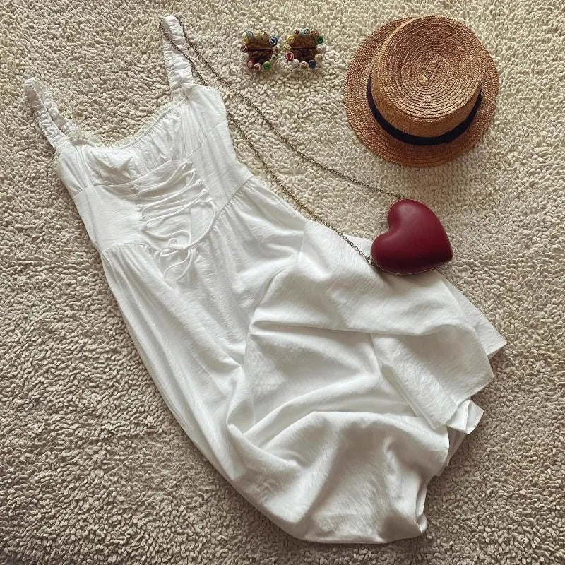 Seraphina – Boho Kanten Corset Zomerjurk voor Dames