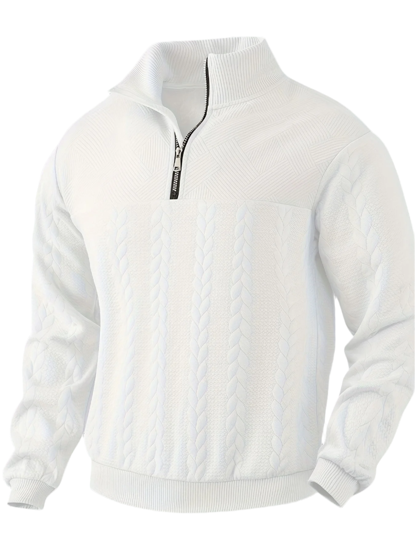 Matteo – Vintage Heren Zip-Up Trui