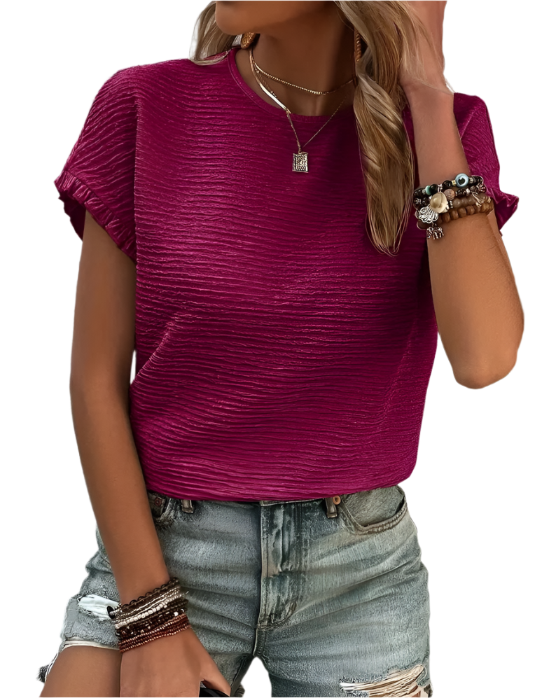 Flora – Lichte Dames T-Shirt van Katoen