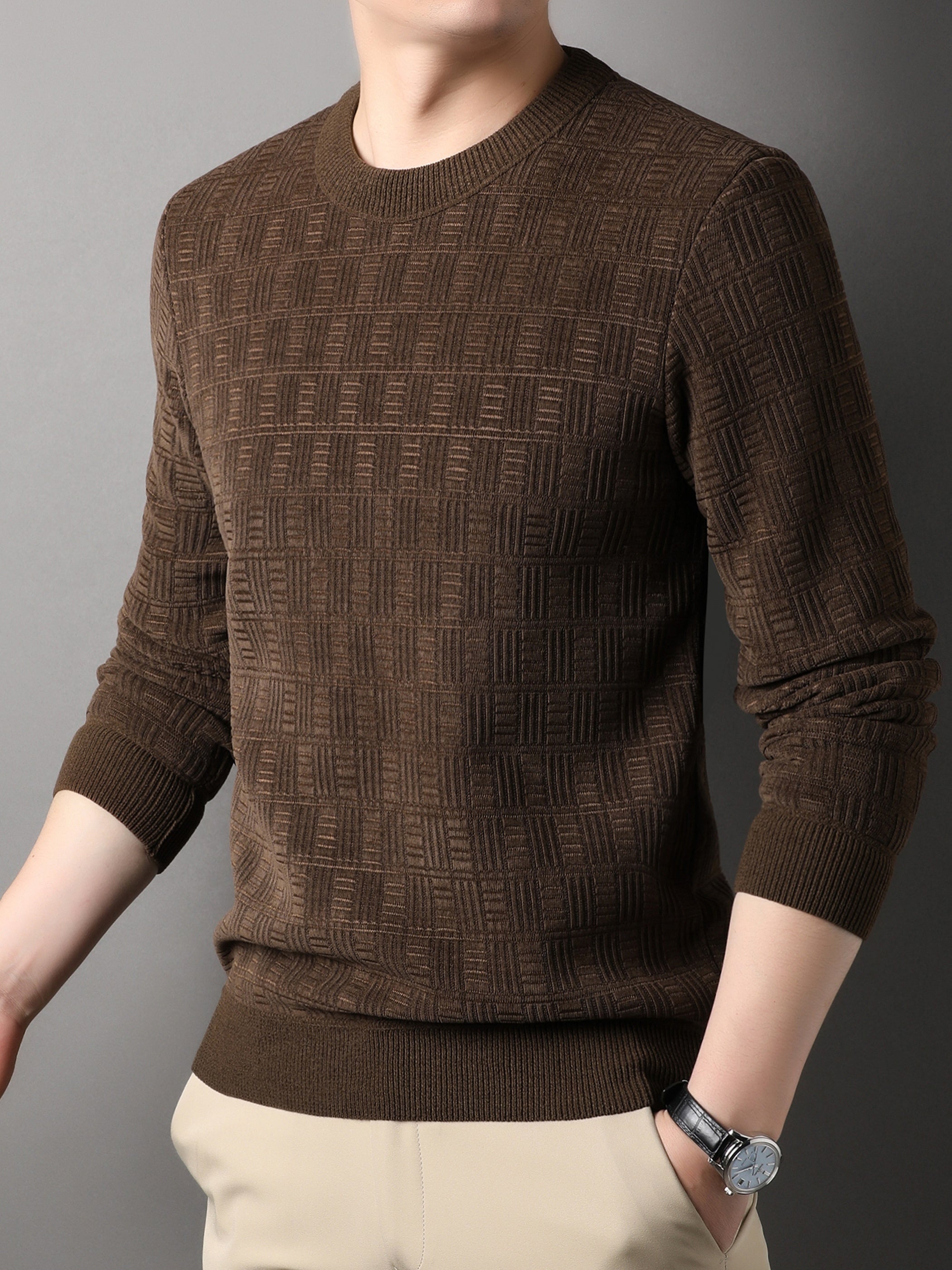 Ivan – Warme & Rekbare Heren Trui voor de Winter