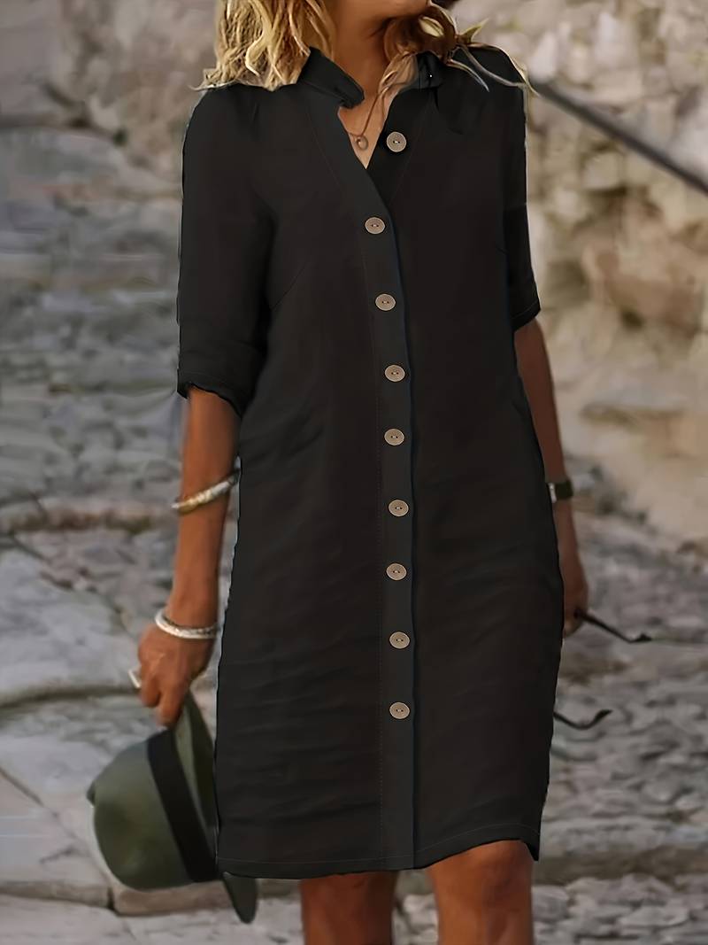 Giulia – Casual Midi Jurk voor Dames