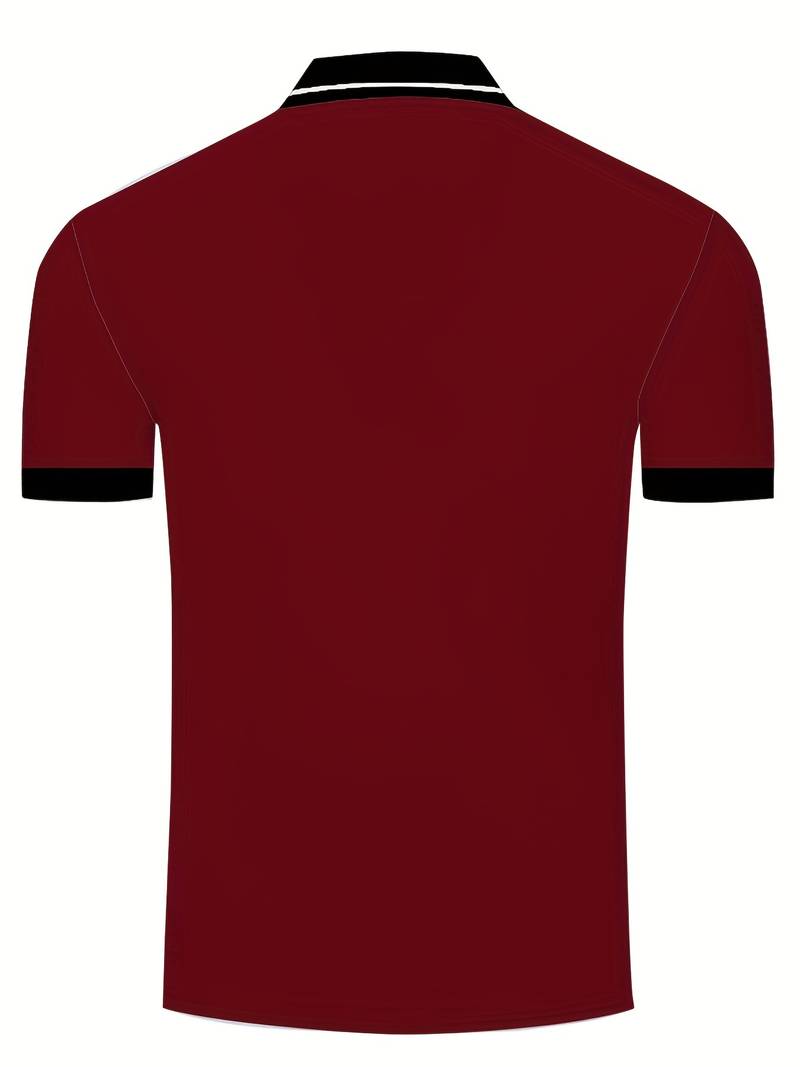 Luca – Heren Polo met Effen Kleur en Casual Look