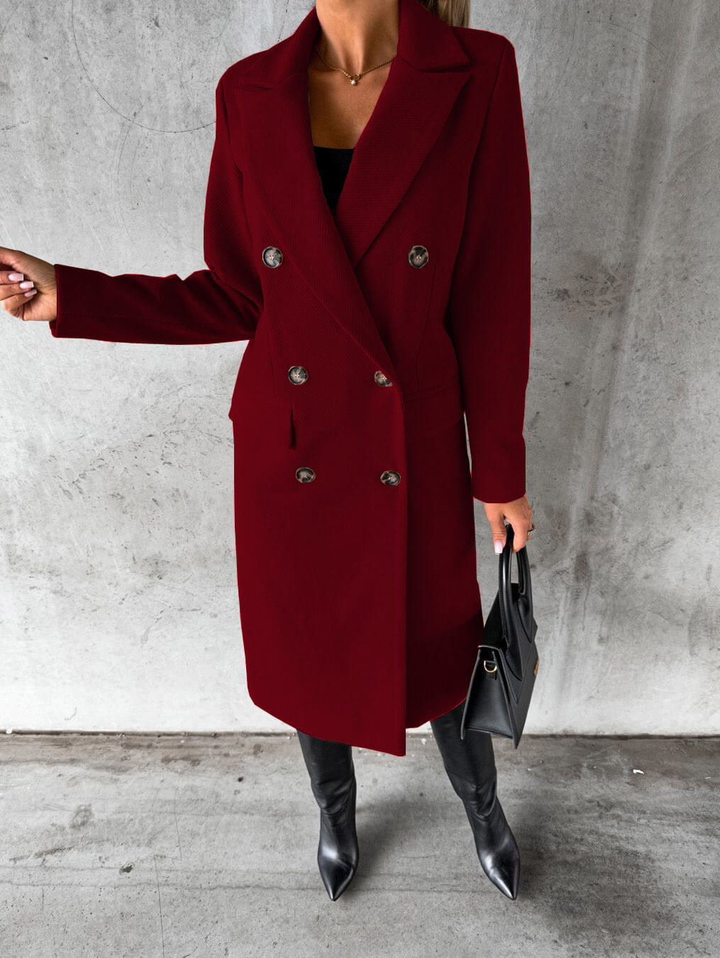 Elena – Elegante Lange Damesjas
