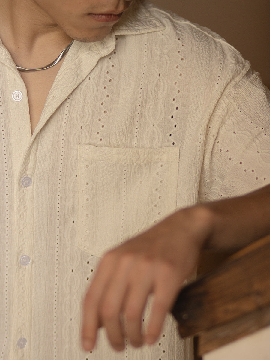 VeraMonti Hol Jacquard Overhemd