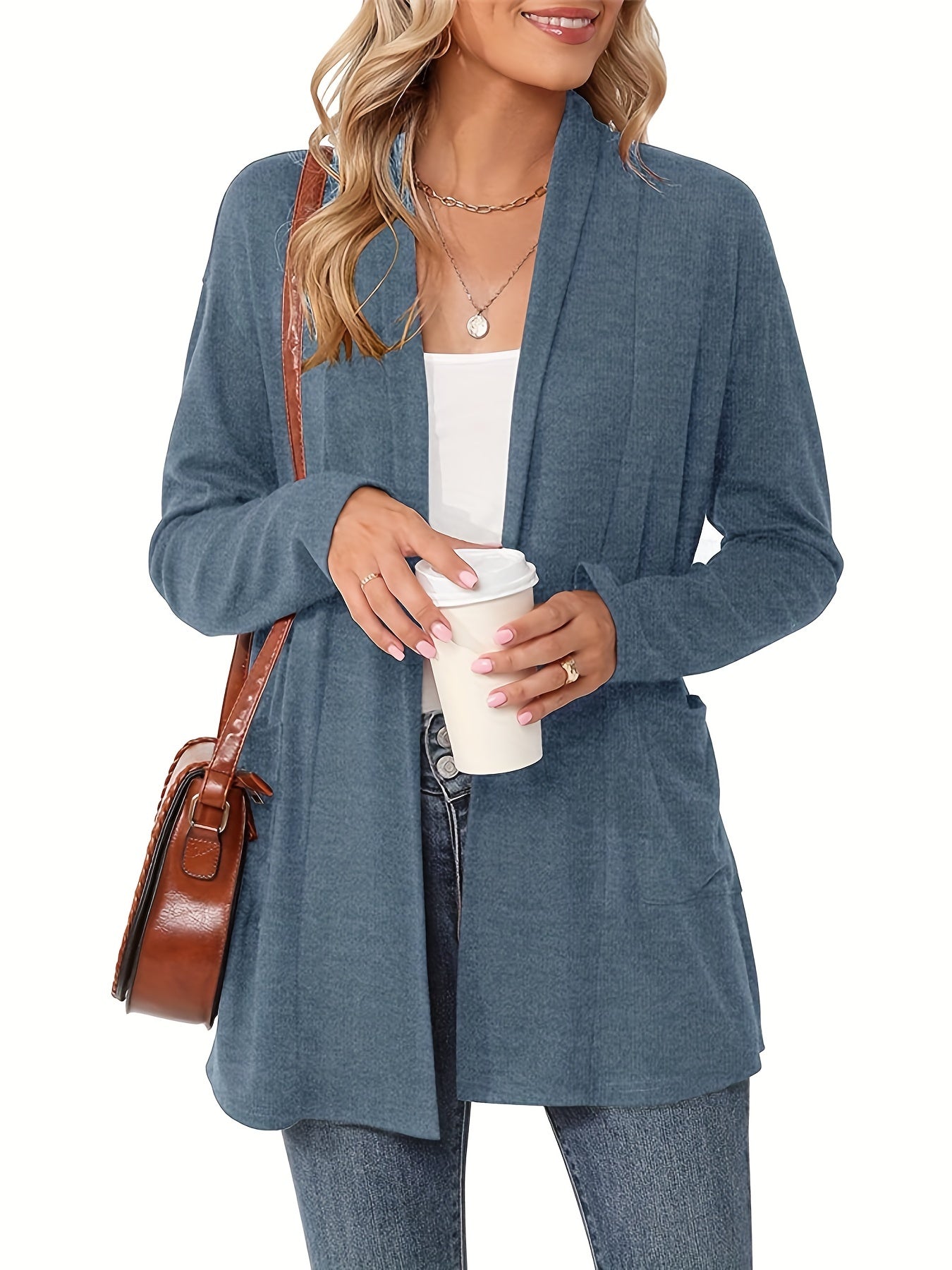 Elena – Klassieke Gebreide Dames Cardigan