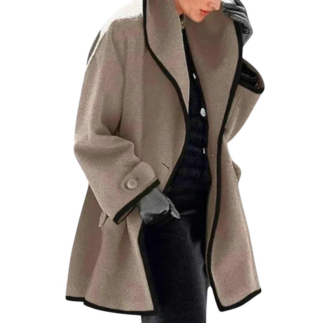 Chelsea – Stijlvolle Dames Winter Demi Trenchcoat