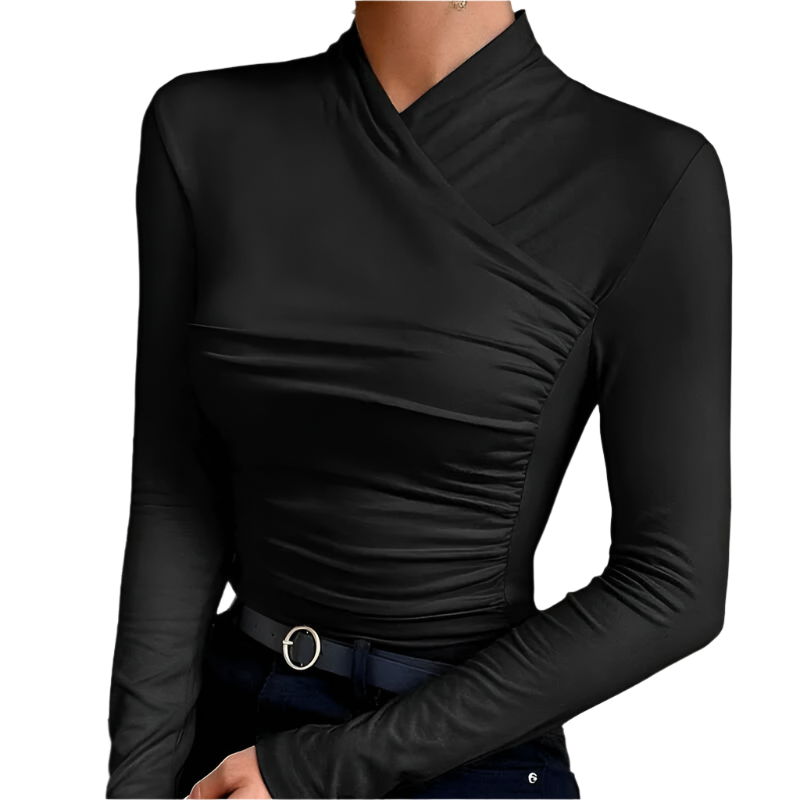 Lunavia – Dames Longsleeve Top met Kruishals