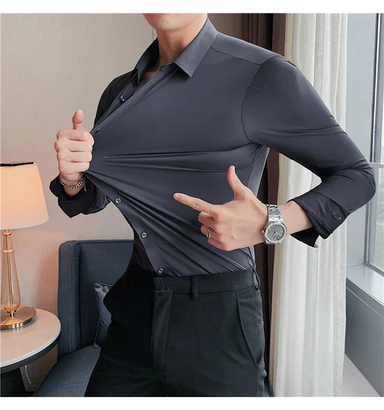 EnricoSalvi Dante Stretch Overhemd