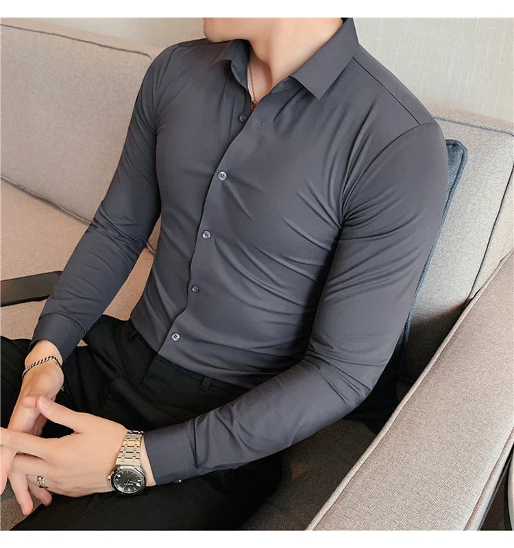 EnricoSalvi Dante Stretch Overhemd