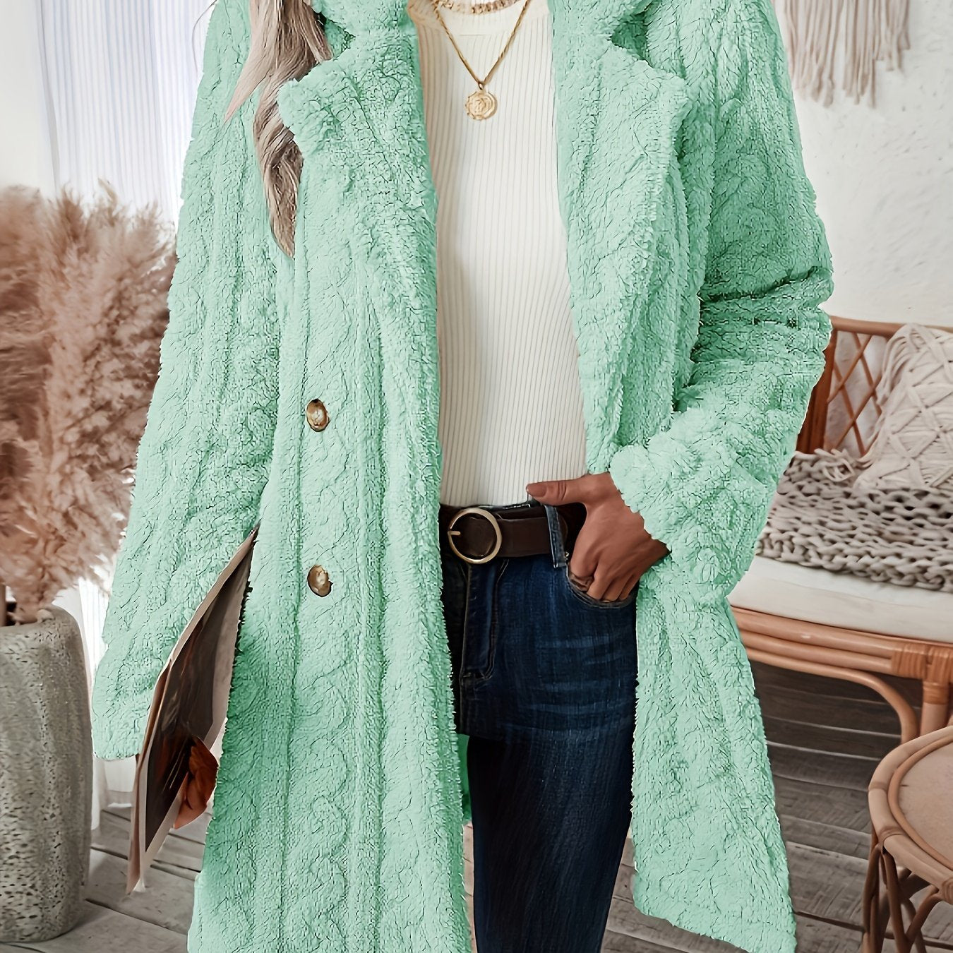 VeraMonti Elegante chique winterjas Voor Vrouwen