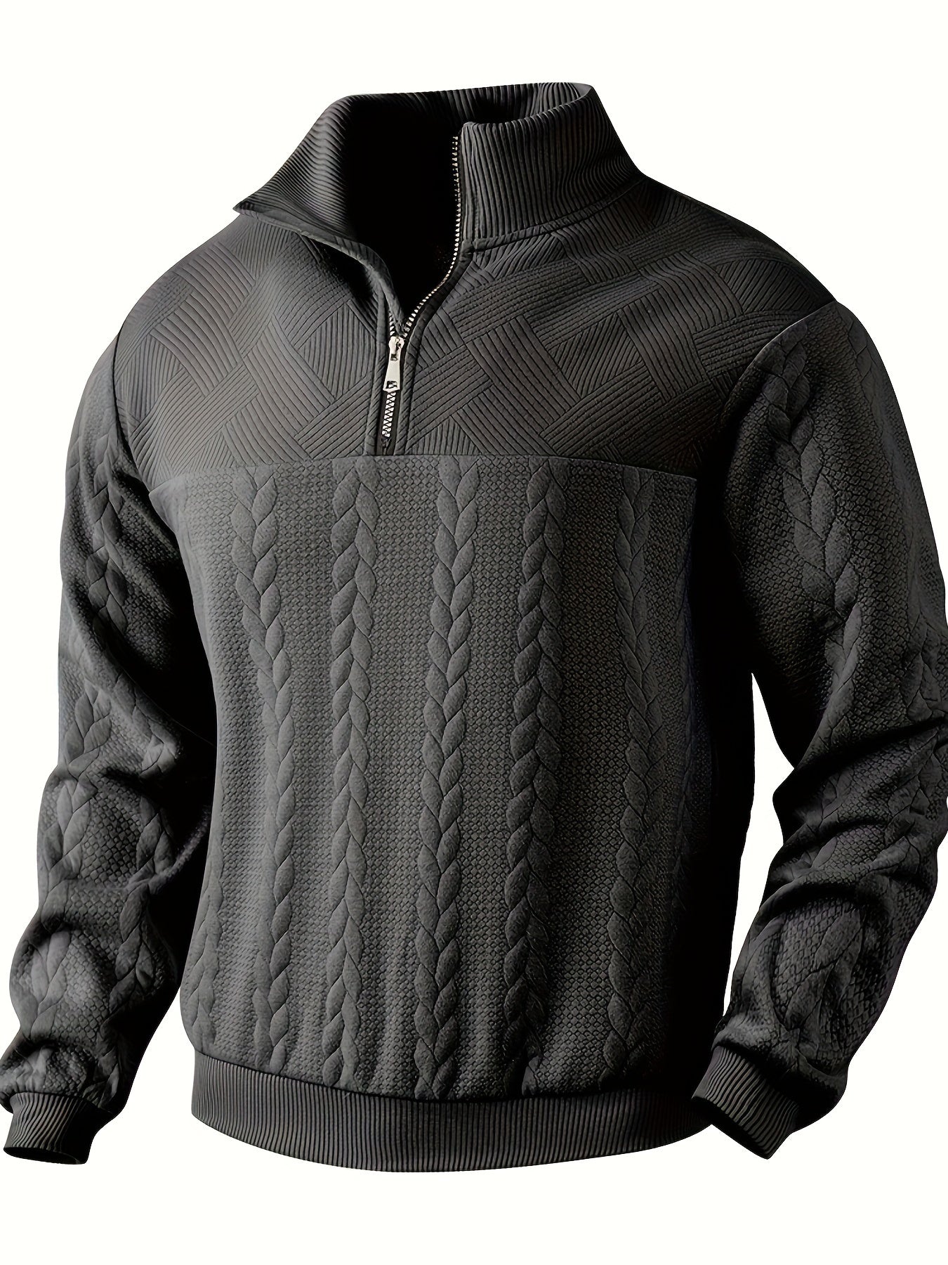 Matteo – Vintage Heren Zip-Up Trui