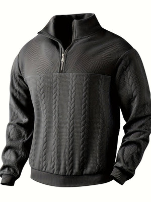 Matteo – Vintage Heren Zip-Up Trui