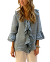 Isabella – Elegante Dames Ruffle Blouse