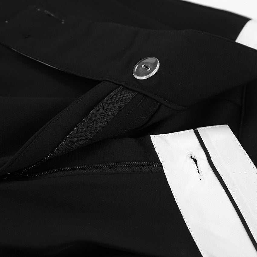 Isabella – Wijde Broek met Asymmetrische Tailleband voor Vrouwen