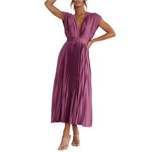 Alessia – Elegante Midi Jurk Voor Bruiloften en Feestelijke Gelegenheden