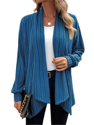 Aina – Luxe Ribgebreide Damesvest