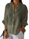 Gabriëlla – Luchtige Dames Linnen Blouse
