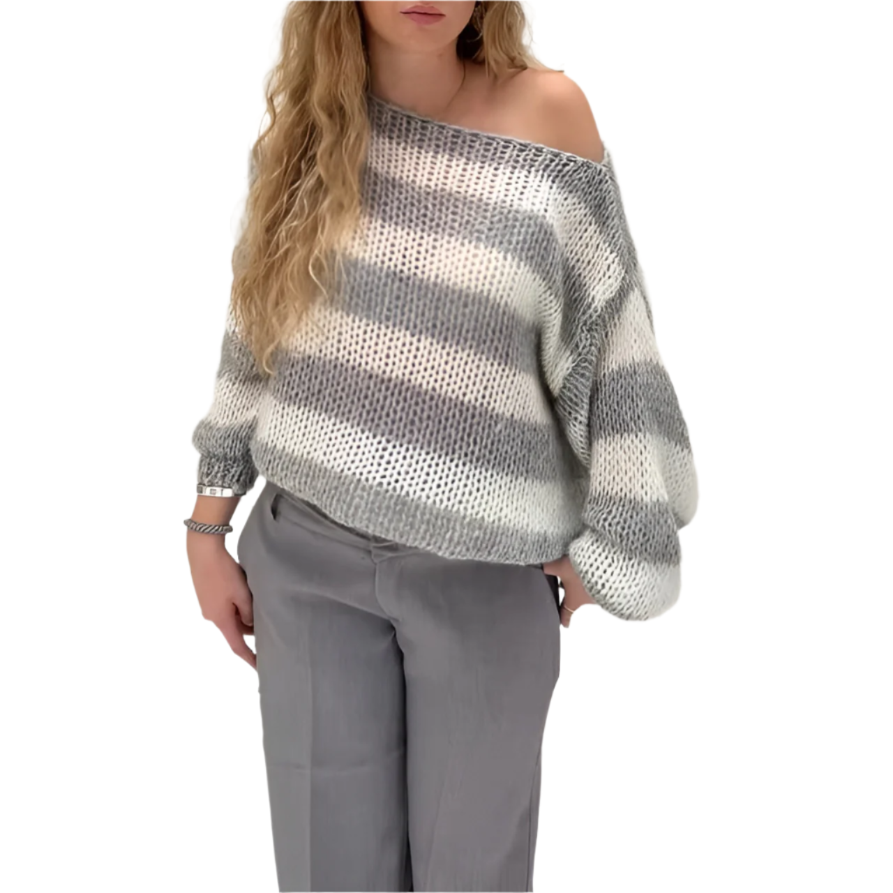 Martina – Oversized Gebreide Damestrui