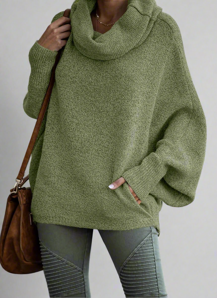 Jesa – Elegante Dames Trui met Ronde Hals en Zak
