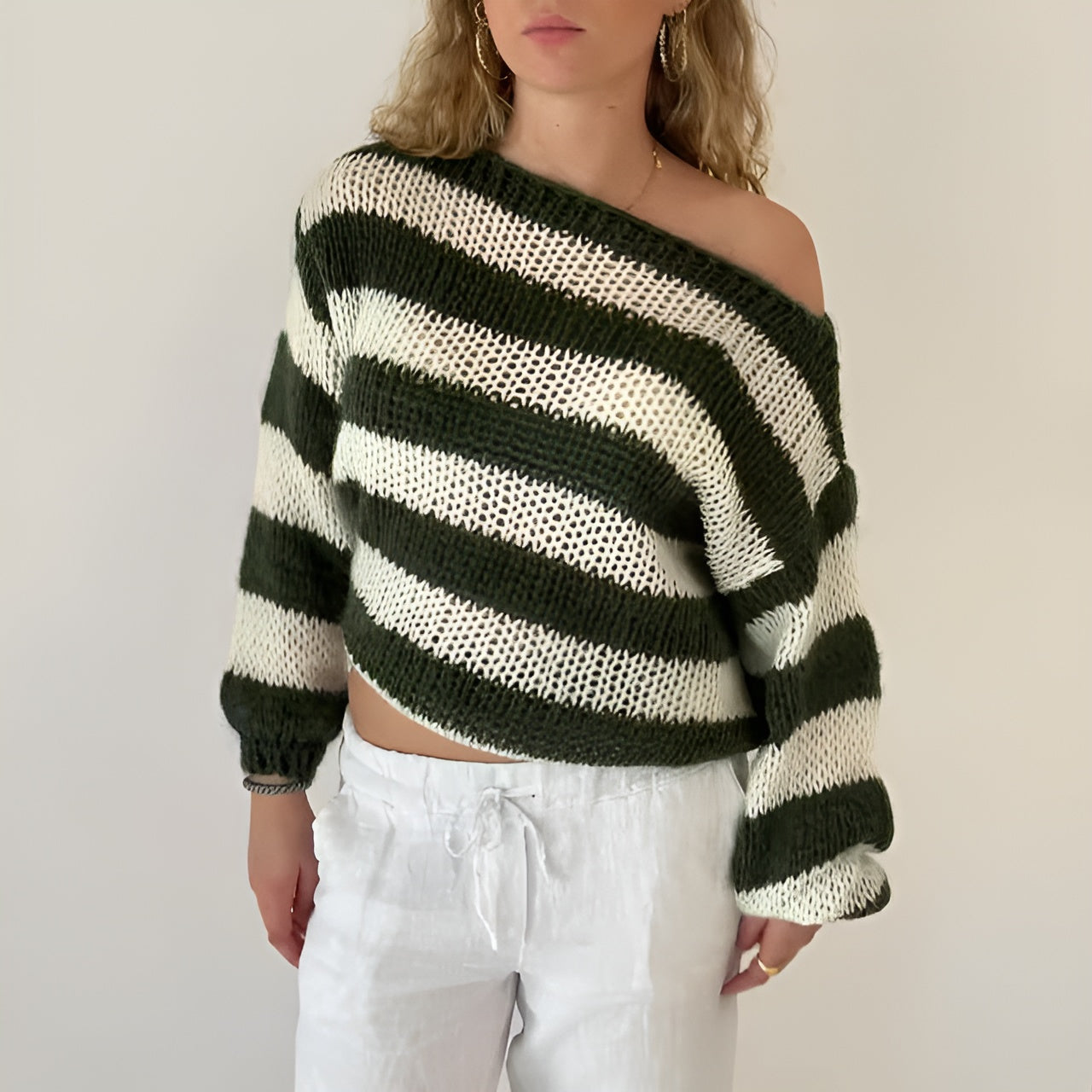 Martina – Oversized Gebreide Damestrui