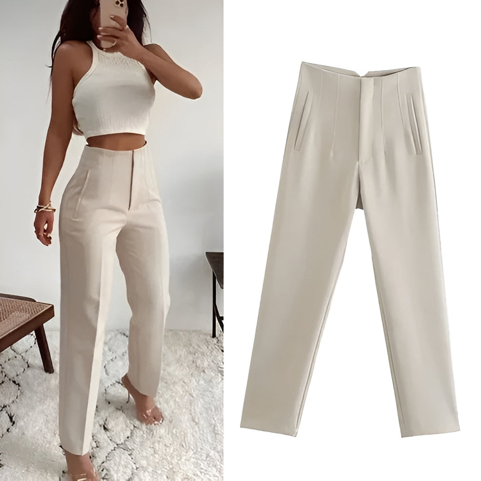 Elisa – Elegant Hoge Taille Dames Broek