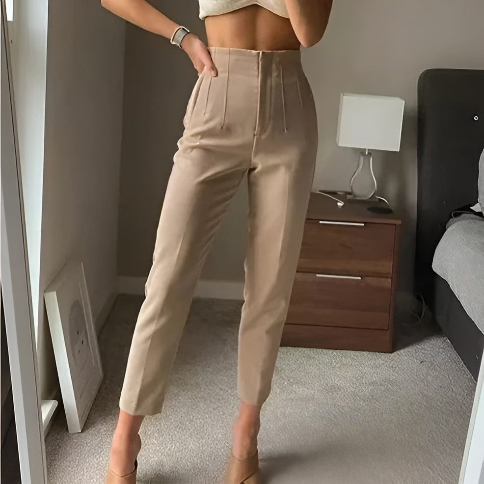 Elisa – Elegant Hoge Taille Dames Broek