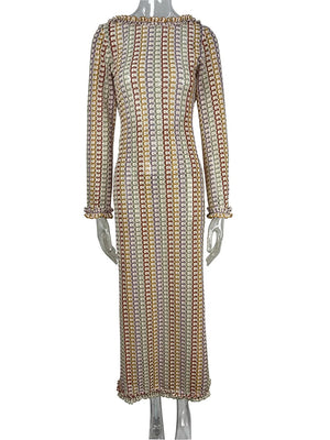 AlessiaFilo™ Handgemaakte Gehaakte Zomer Maxi Dress