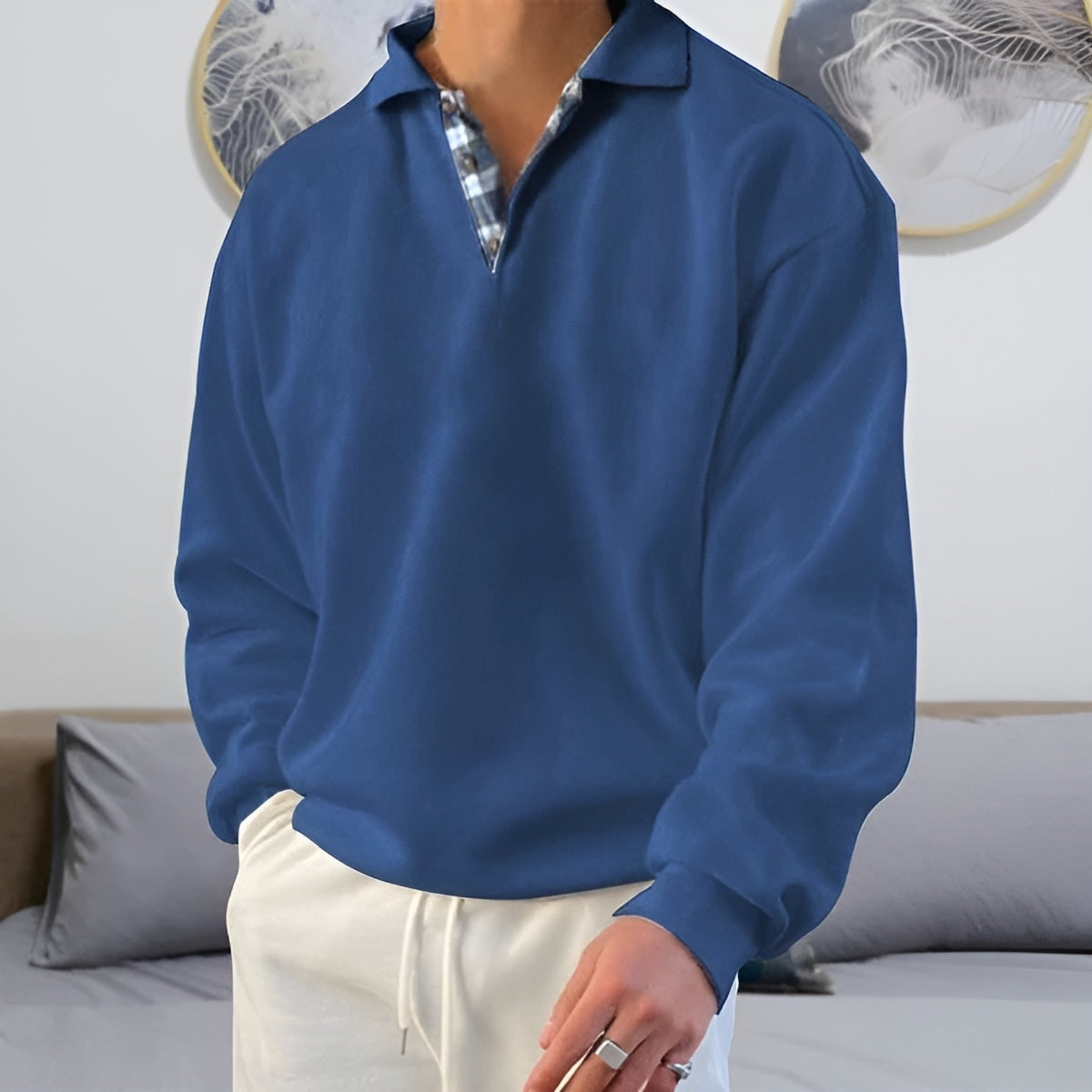 Matteo – Heren Casual Overhemd met Ocean Breeze Look
