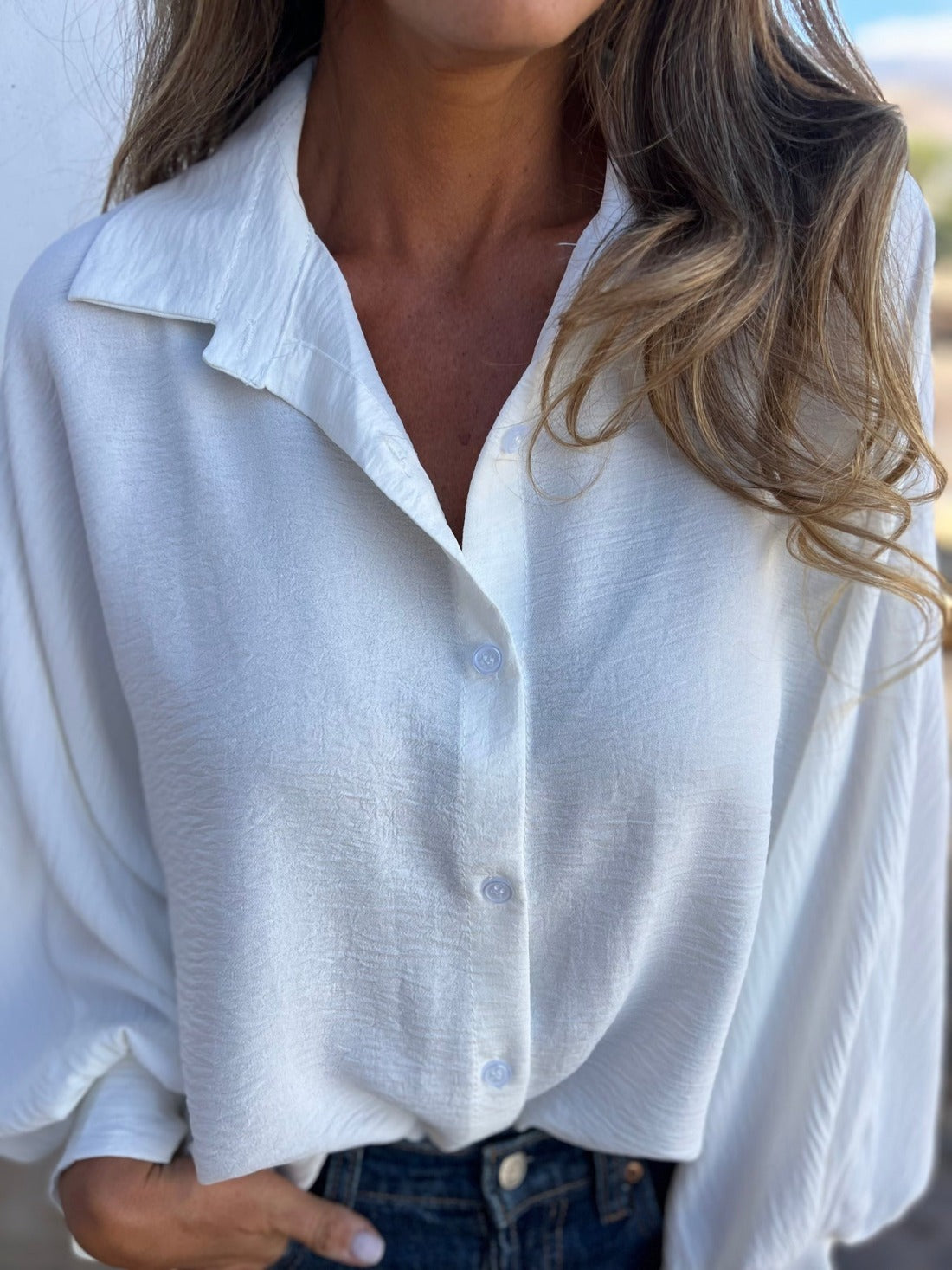 RitaMoretti Blouse met Pofmouwen