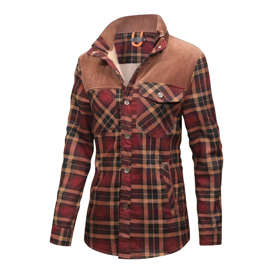 Alessandro – Heren Flanellen Winterjas voor Ultieme Warmte
