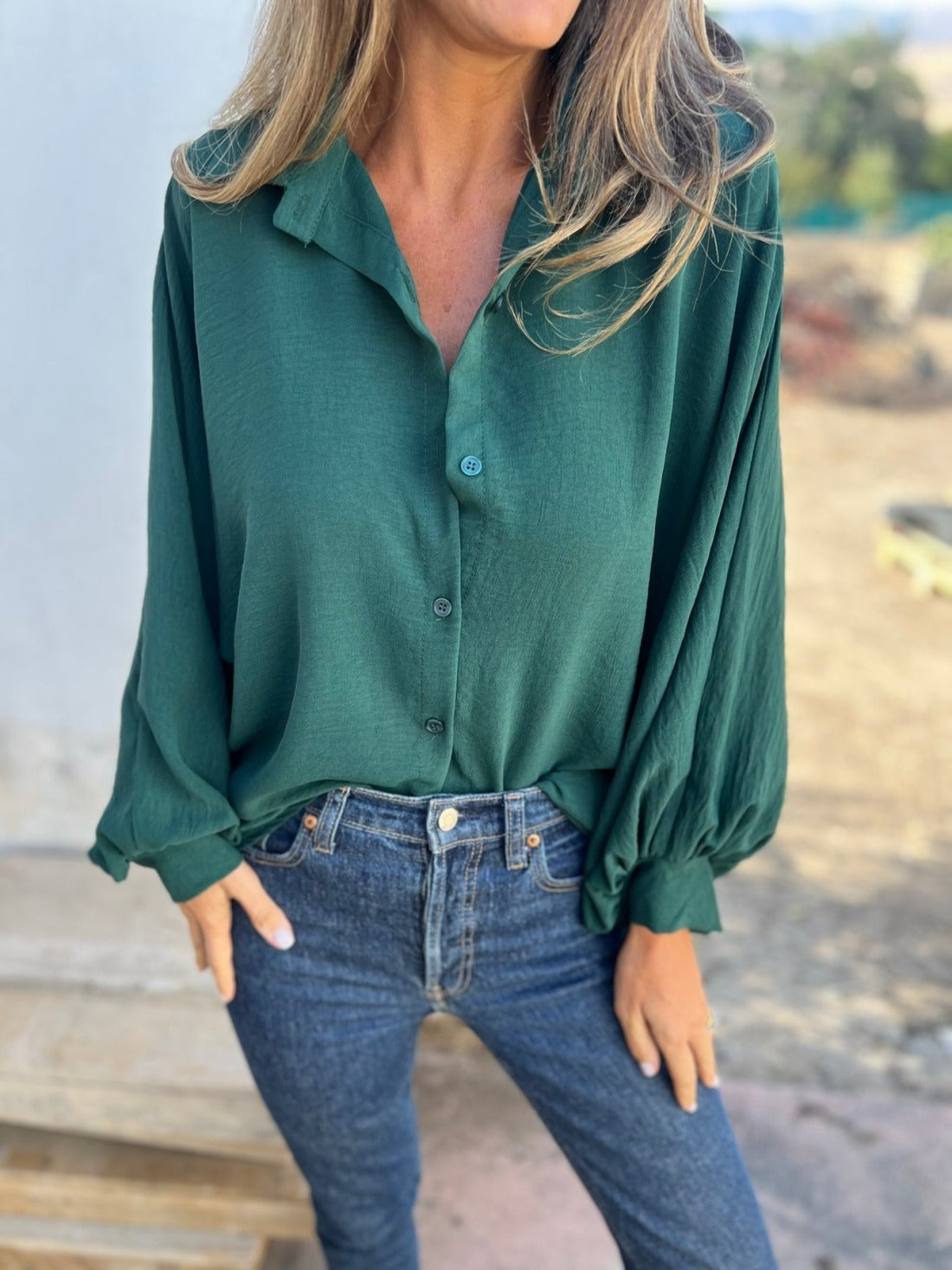 RitaMoretti Blouse met Pofmouwen