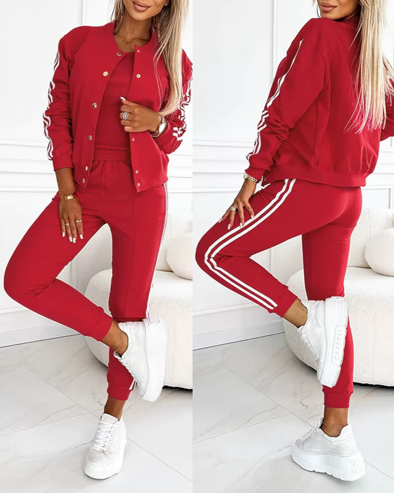 Camille – Dames 3-delige Lounge Set met Jasje