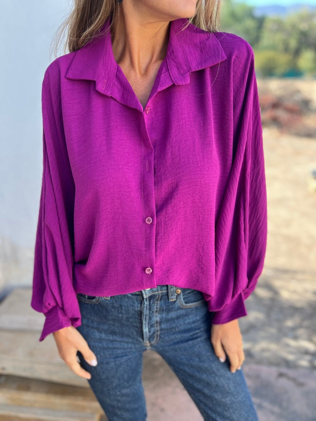 RitaMoretti Blouse met Pofmouwen
