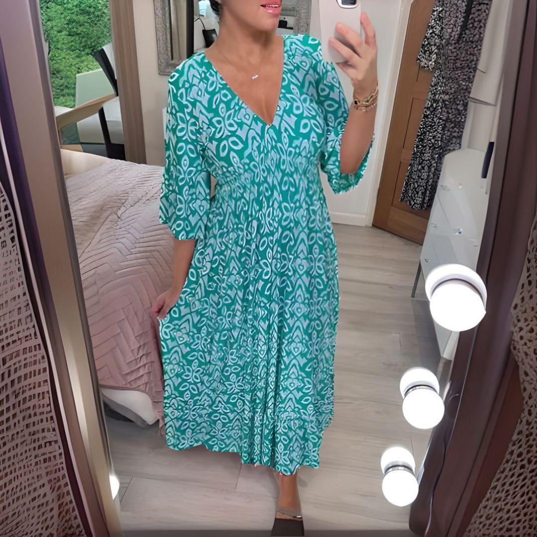 Kisha – Boho-Chic Maxi Jurk voor Vrouwen
