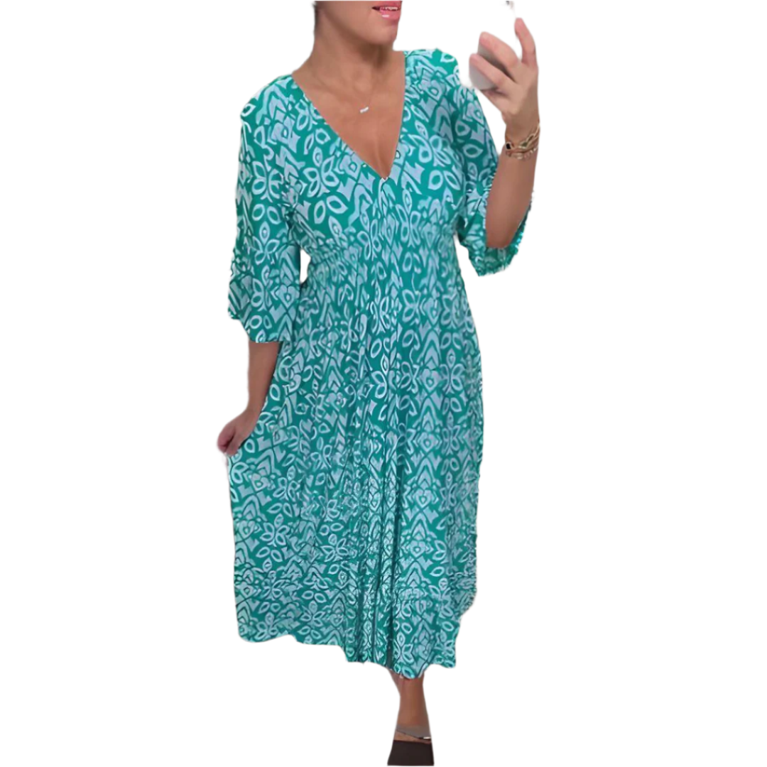 Kisha – Boho-Chic Maxi Jurk voor Vrouwen