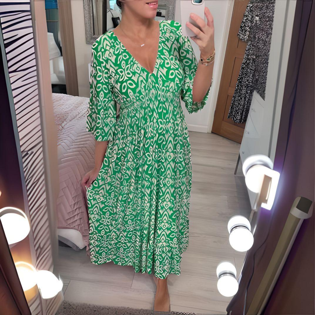 Kisha – Boho-Chic Maxi Jurk voor Vrouwen