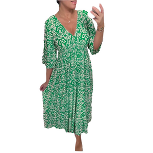 Kisha – Boho-Chic Maxi Jurk voor Vrouwen