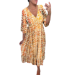 Kisha – Boho-Chic Maxi Jurk voor Vrouwen