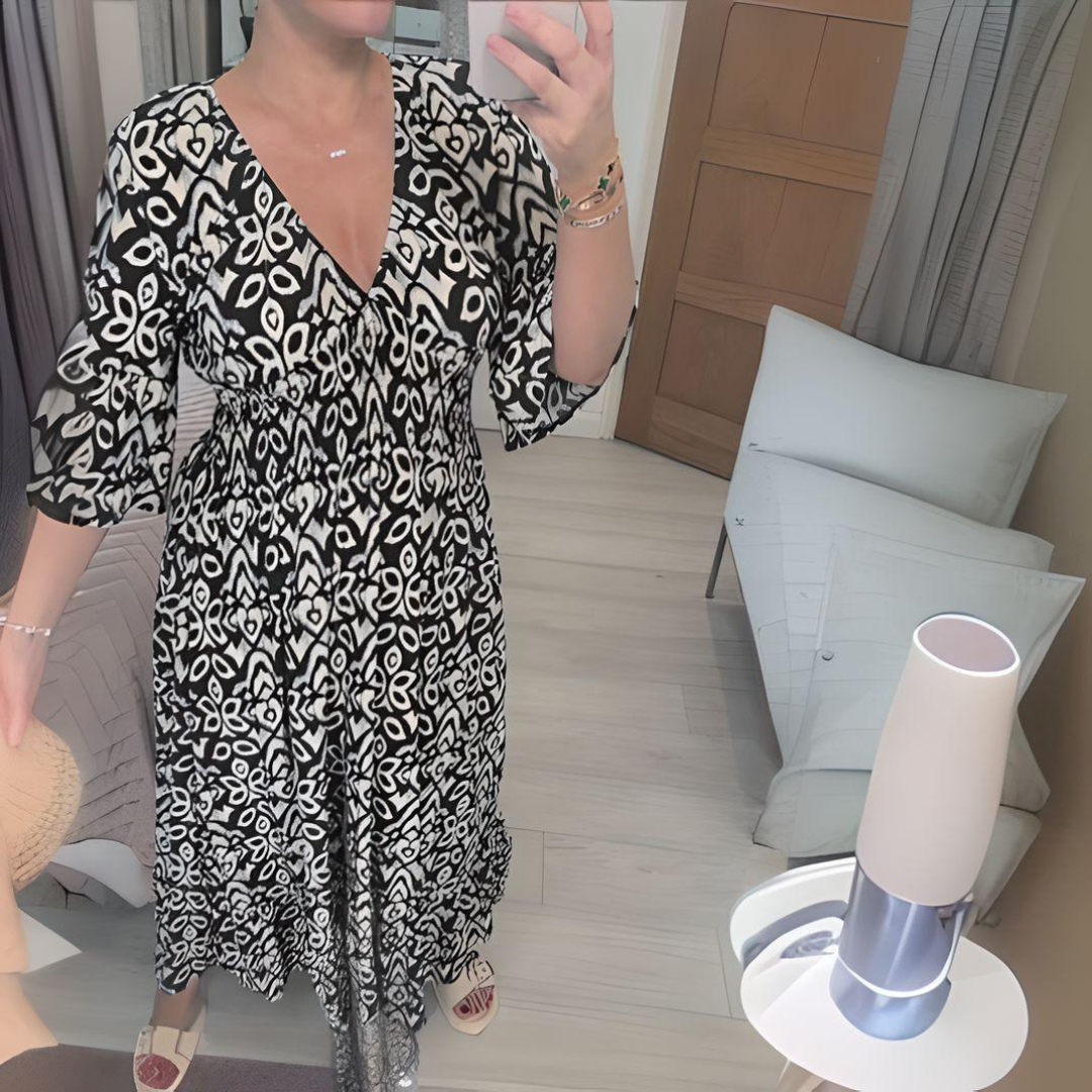 Kisha – Boho-Chic Maxi Jurk voor Vrouwen