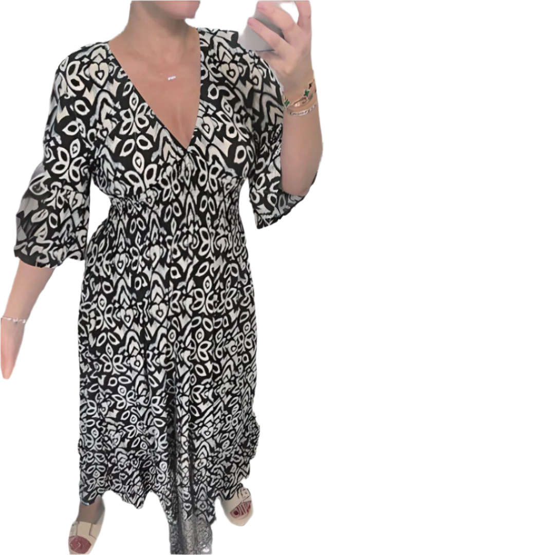 Kisha – Boho-Chic Maxi Jurk voor Vrouwen