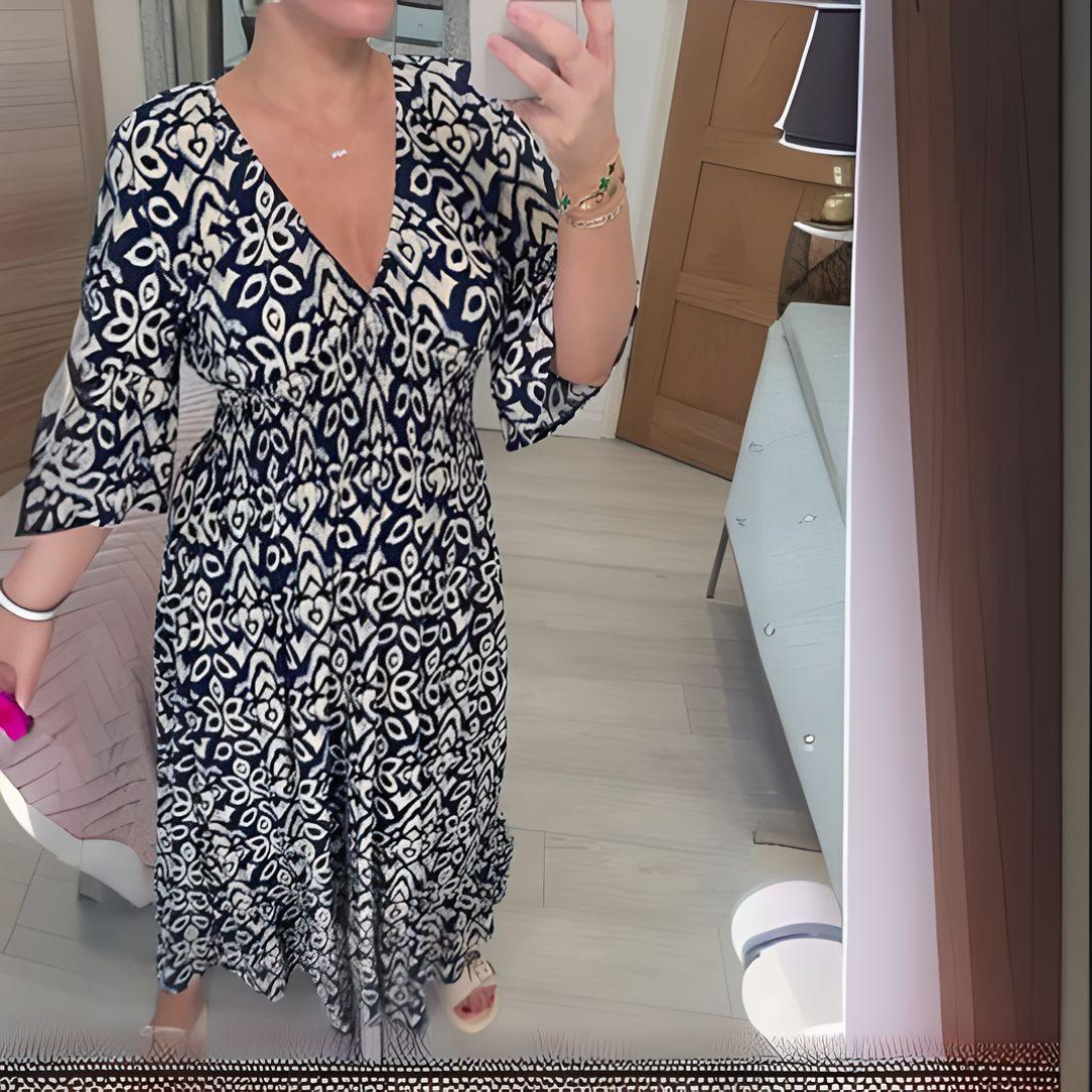 Kisha – Boho-Chic Maxi Jurk voor Vrouwen