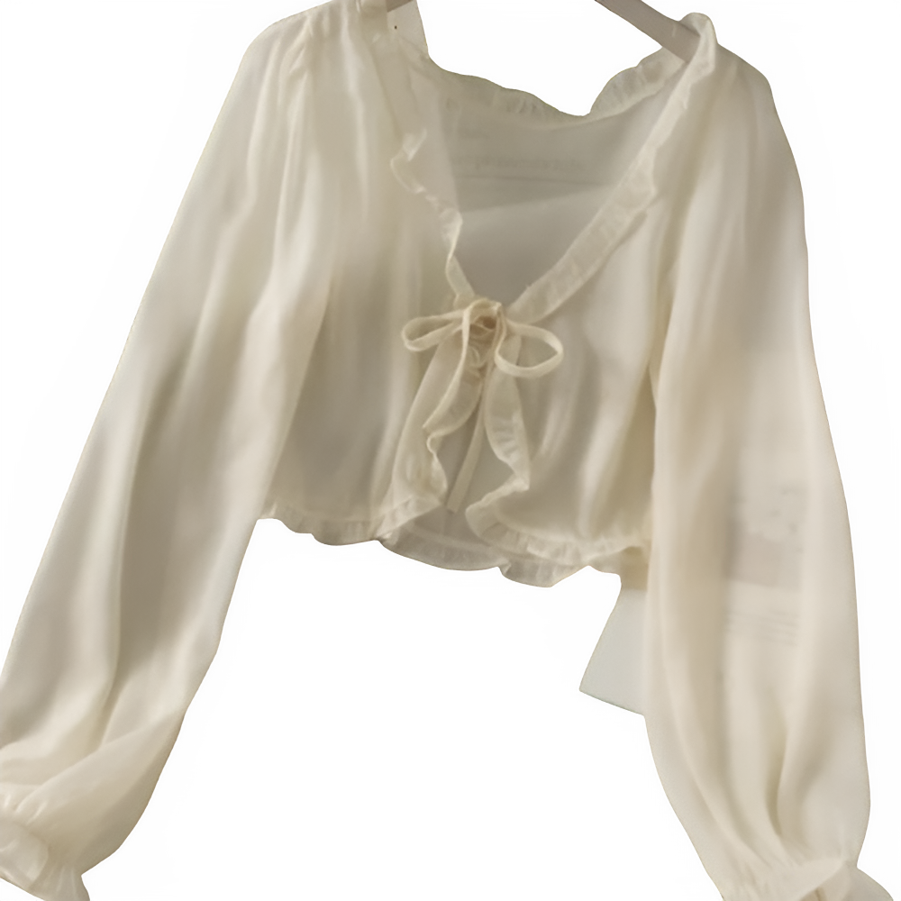 Celeste – Elegante Dames V-Hals Voorjaarsblouse