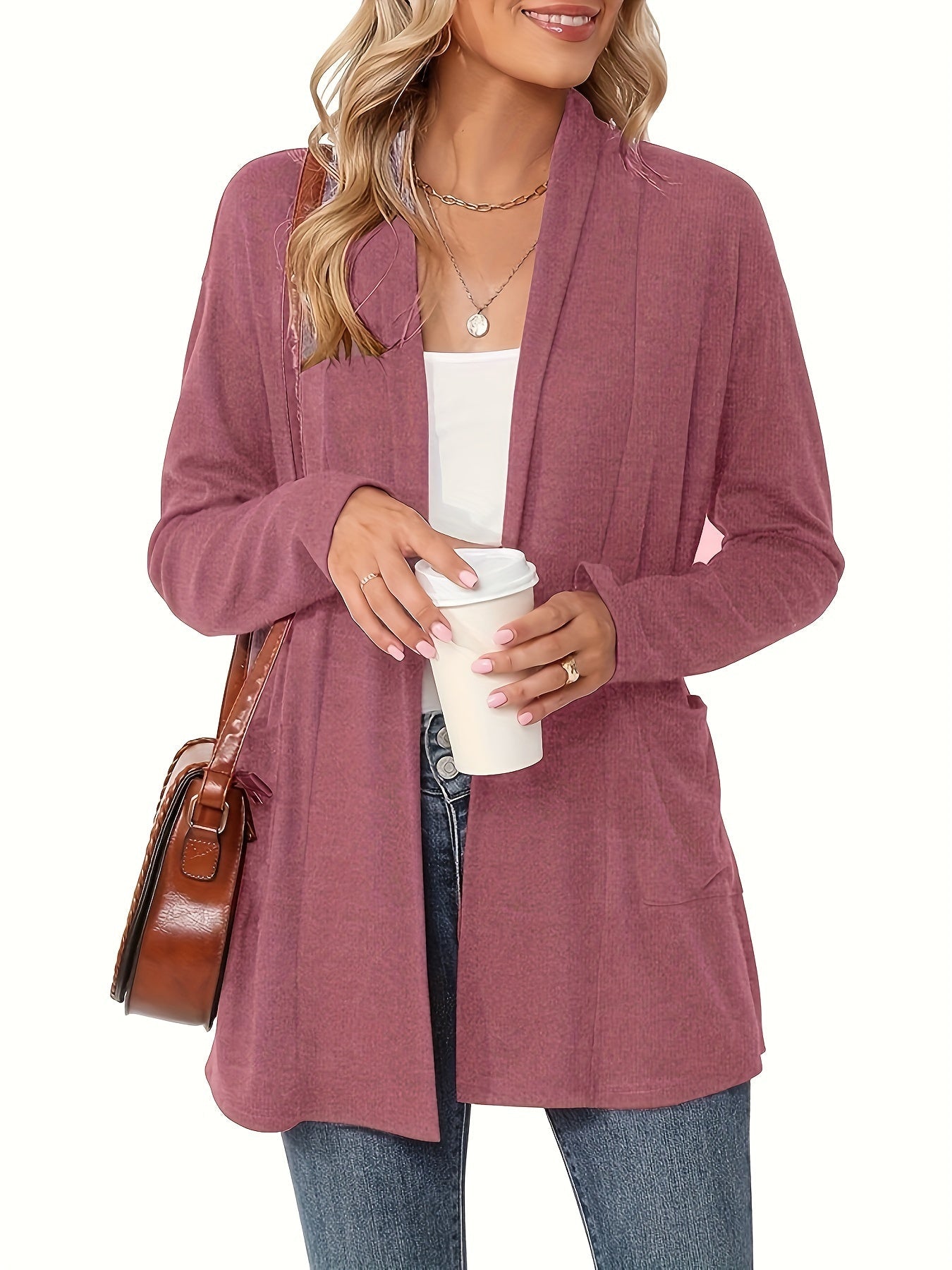 Elena – Klassieke Gebreide Dames Cardigan