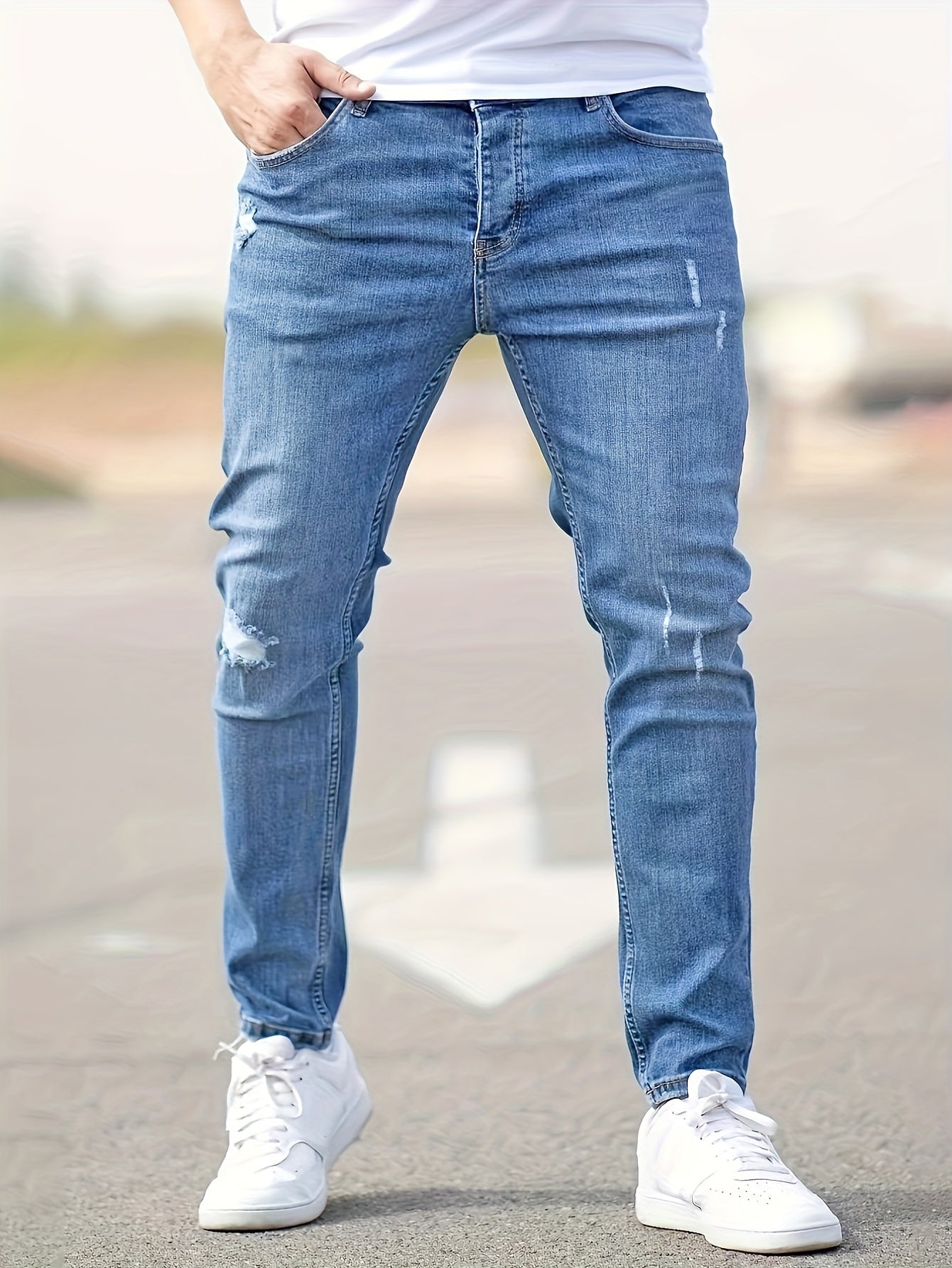 Marco – Slim-Fit Heren Ribbed Denim Jeans