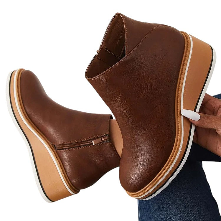 Casey – Dames PU Leren Comfortschoenen