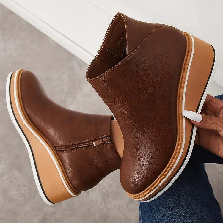 Casey – Dames PU Leren Comfortschoenen