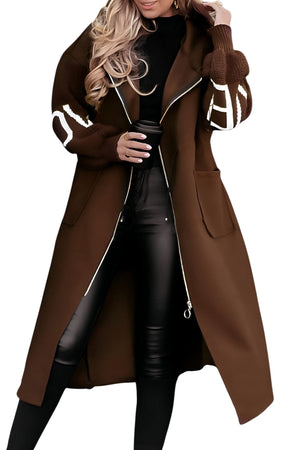 Shana – Dames Hooded Elegante Coatigan