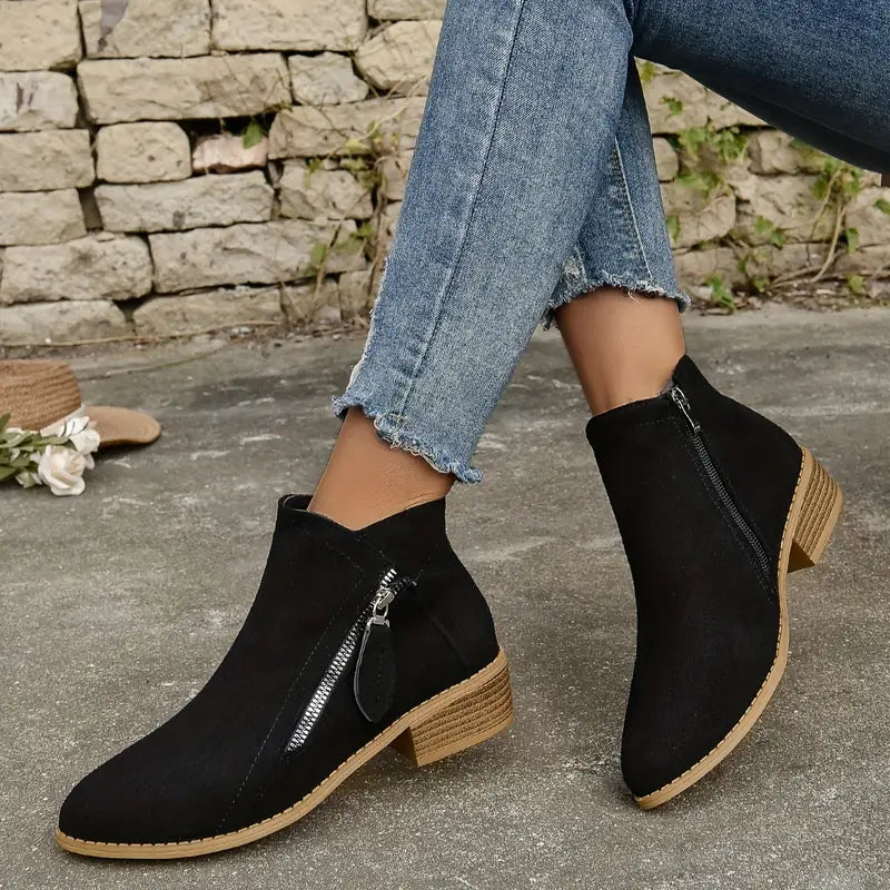 Maaike – Vintage-geïnspireerde dames enkellaarsjes