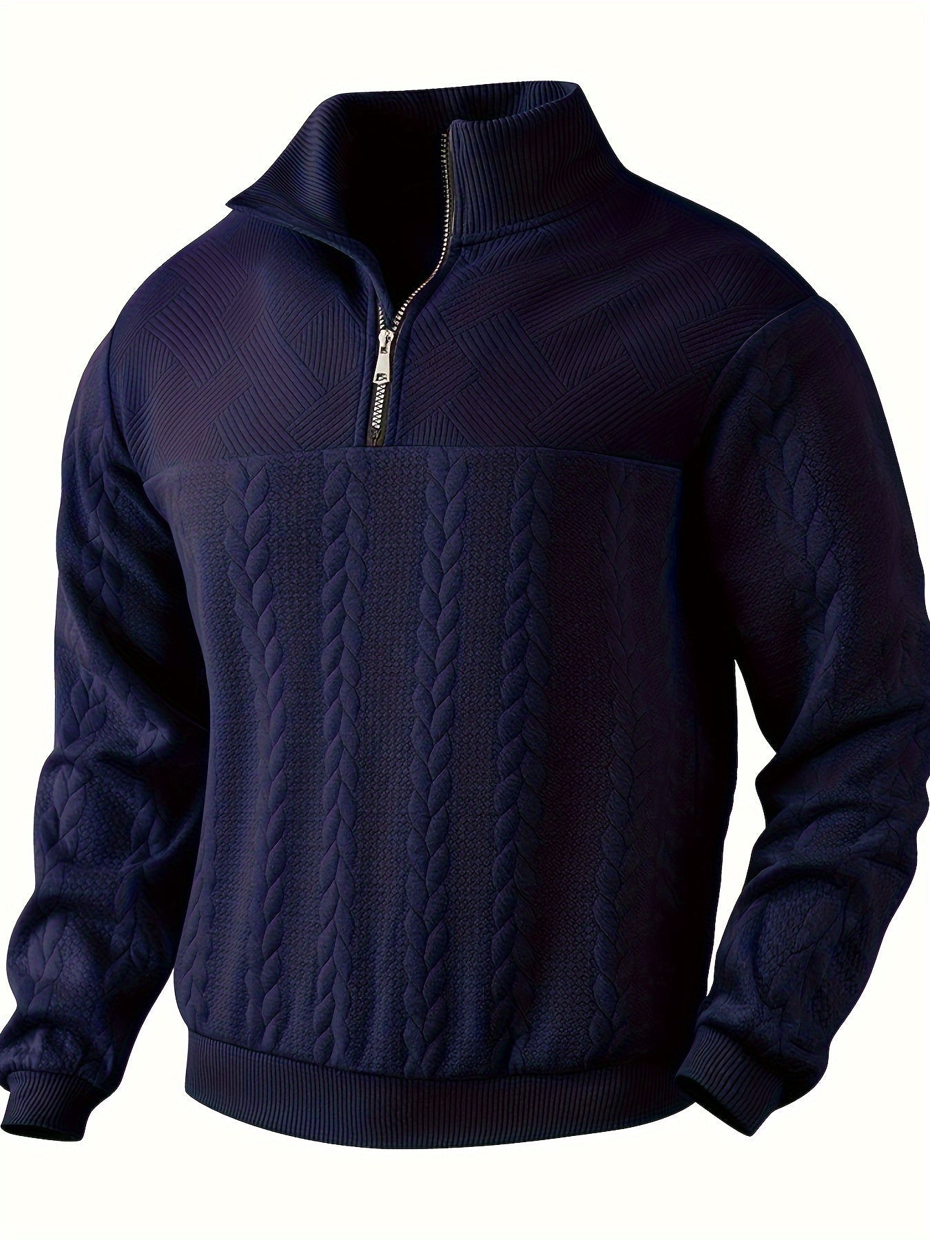 Matteo – Vintage Heren Zip-Up Trui